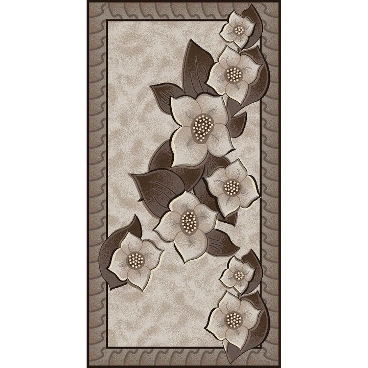 Килим Деко трейдинг Струма 078, Мокетен, Бежов, 80х150