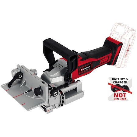 Masina de frezat pentru dibluri din lemn/biscuitor pe acumulator Einhell TE-BJ 18 Li - Solo, 18 V, 6500 RPM, 20 mm adancime, fara acumulator/incarcator