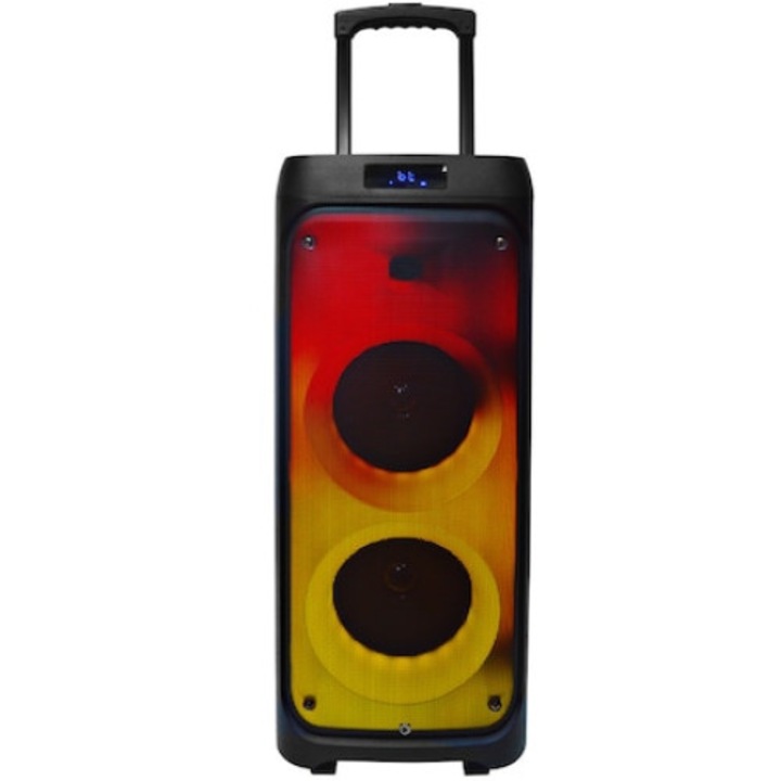 Блутут колонка Manta, SPK5220, 70W, Караоке, WiFi, Bluetooth, диско светлина, многоцветна