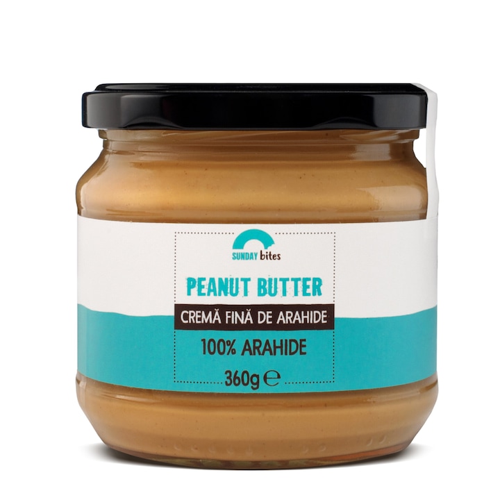Crema fina de arahide tartinabila, Sunday bites, 360g