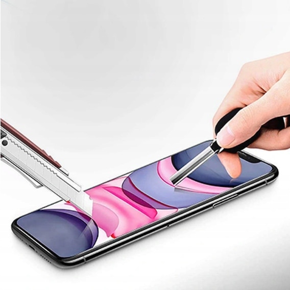 Folie de protectie, TelForceOne, Sticla securizata, Compatibil cu Samsung Galaxy S21