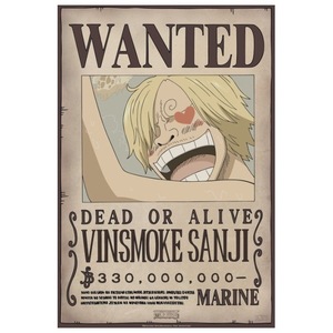 ONE PIECE - Poster Maxi 91.5x61 - Wanted Shanks - Abysse Corp