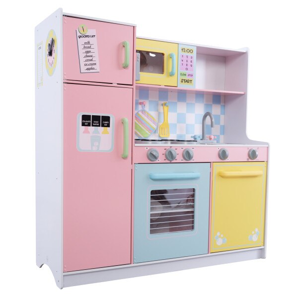 Детска кухня, KidKraft Large Pastel Kitchen eMAG.bg