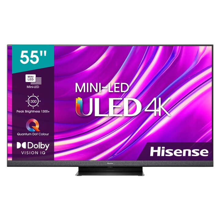 Hisense 55U8HQ Smart Mini-LED ULED телевизор, 138 см, 4K