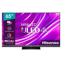 Televizor Mini-LED Hisense, Smart, 164 cm, ULED, 4K, Clasa G