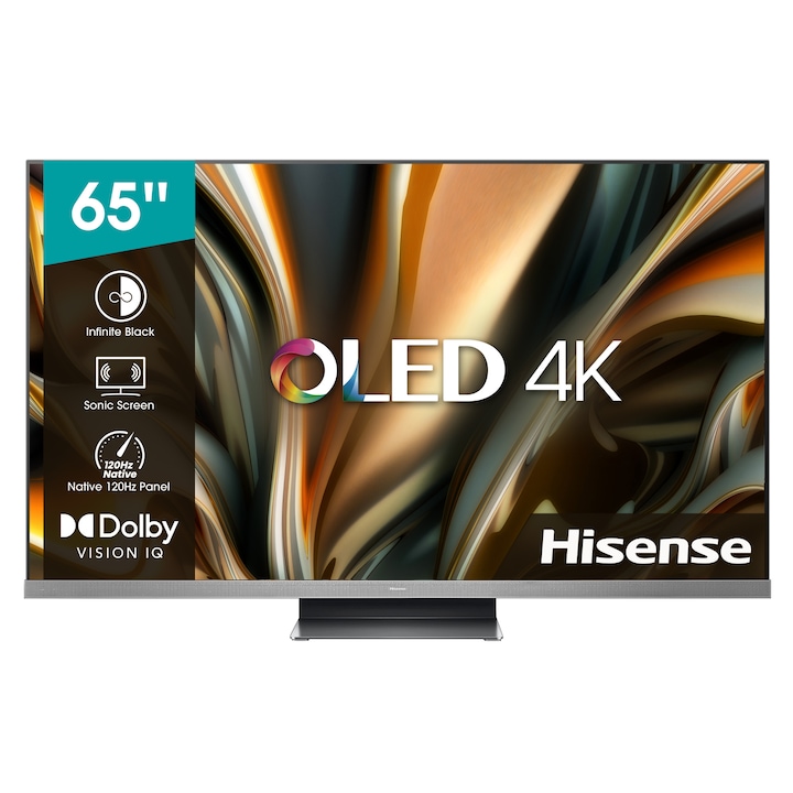 Hisense 65A9H Smart SonicScreen OLED Televízió, 164 cm, 4K