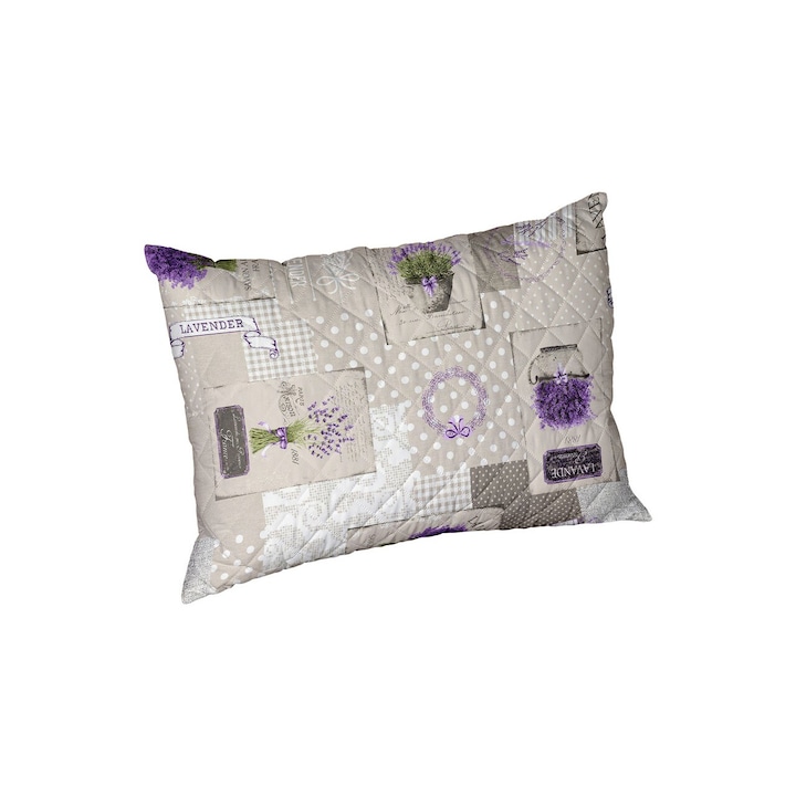 Perna Lavanda, microfibra matlasata Alcam, 50x70 cm