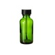 Recipient din sticla groasa cu mecanism tip pensula, aplicare usoara, DROPY® 15 ml, verde