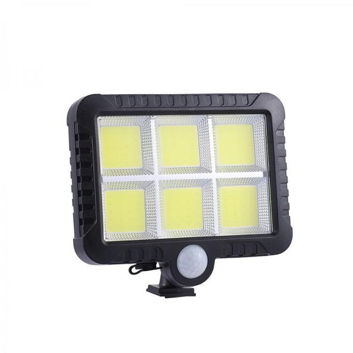 Proiector solar 10W 6 Casette COB LF-1520 senzor de lumina si miscare