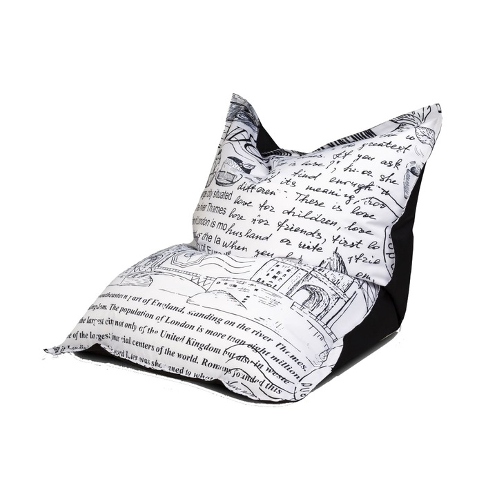 Fotoliu Puf Saltea Modern Kids, Perna Gigant Confortabila 100x140 cm, Culoare Verde, Multifunctionala pentru Camera Copiilor si Spatii de Relaxare, Design Ergonomic si Modern, Material Antialergic, Usor de Intretinut