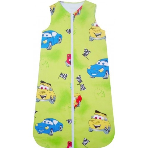 Sac de dormit iarna Cars, verde, 6 luni