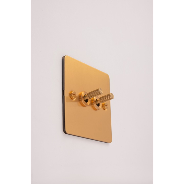 Intrerupator dublu vintage TAM Gold 2 CS