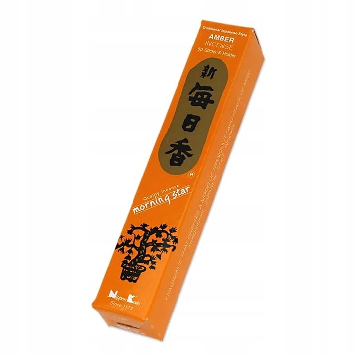 Set betisoare de tamaie Ambra, Nippon Kodo, 50 bucati