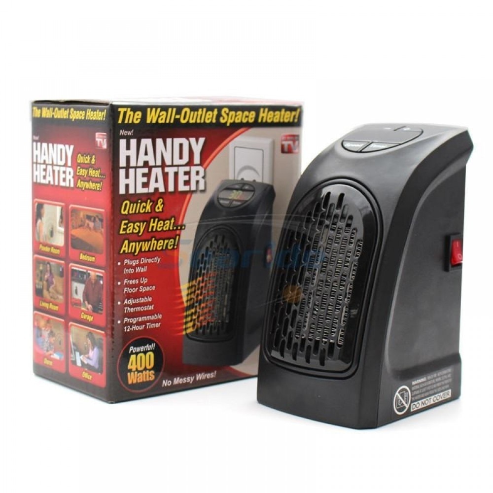 Aeroterma Handy Heater 400W cu Telecomanda, conectare la priza de perete -  eMAG.ro