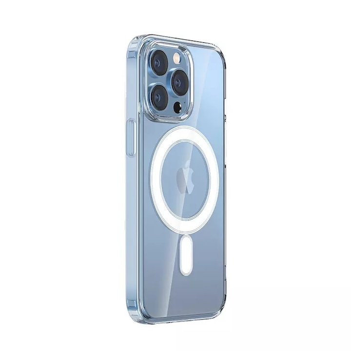 Husa protectie pentru Iphone 11 Pro, compatibila Magsafe, transparenta