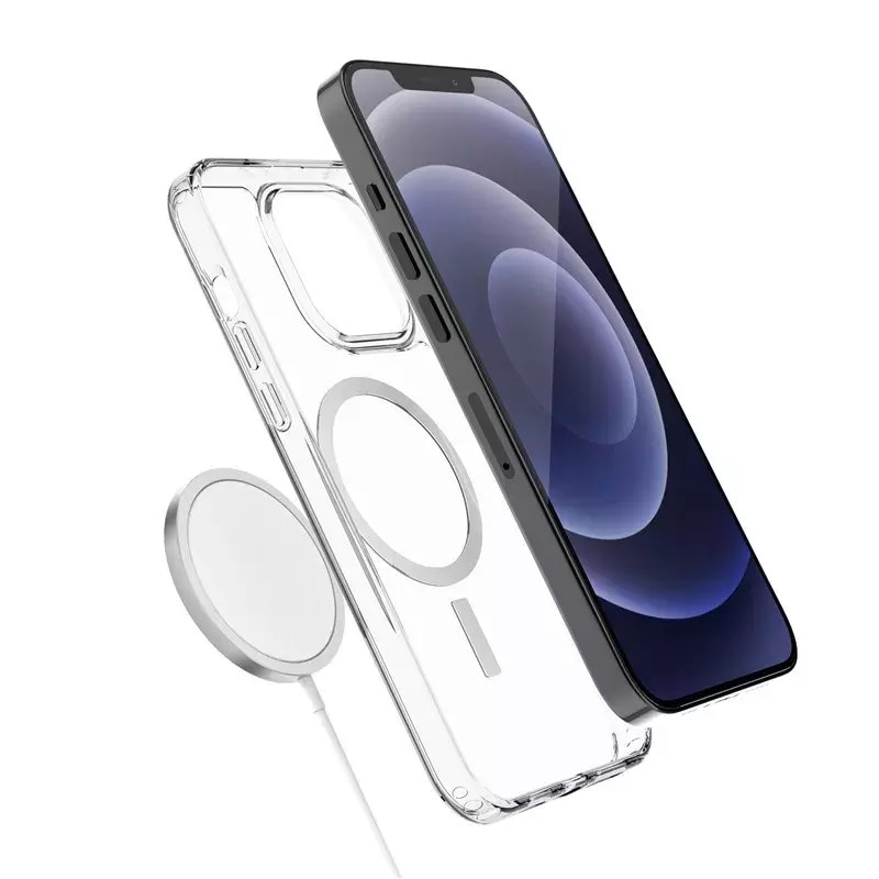 Husa de protectie pentru Iphone 11, Clear Case with Magsafe, Hybrid, Antisoc