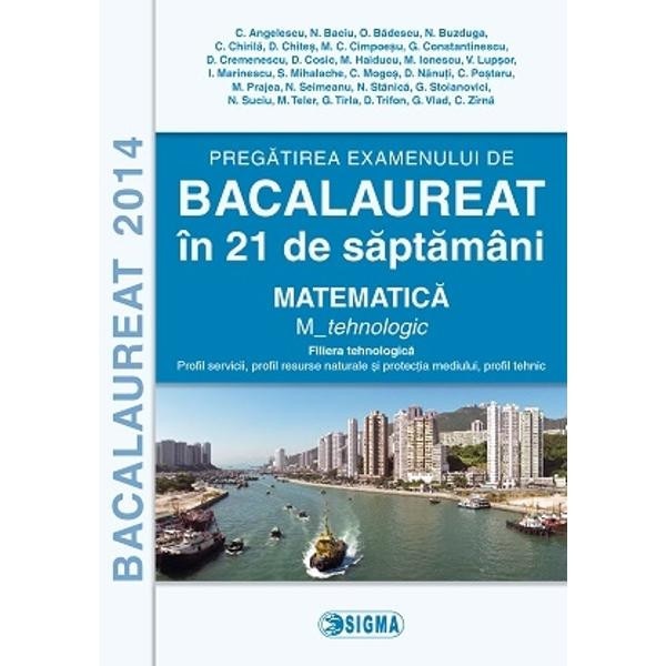 Bac 2014 Matematica M tehnologic in 21 de saptamani - C. Angelescu