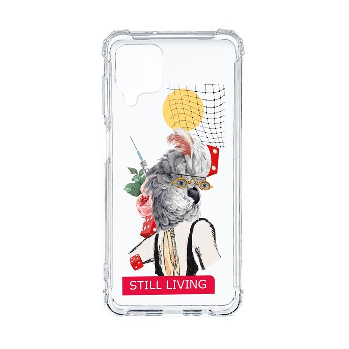 Husa Silicon Anti Shock, Compatibila Cu Samsung Galaxy M12 / Galaxy F12, Still Living, Rezistenta la socuri, Military Grade Drop Protection, AS 916