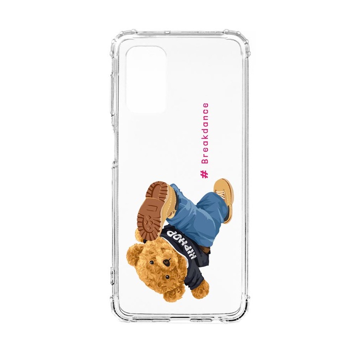Силиконов калъф Unique за Xiaomi Redmi Note 11 Pro 5G / 4G, Breakdance - Teddy Bear, Anti Shock, AS 924