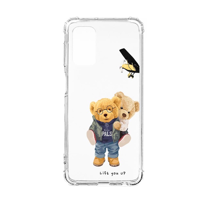 Силиконов калъф Unique за Xiaomi Redmi Note 11 Pro 5G / 4G, Teddy Bear Lift me up, Anti Shock, AS 933