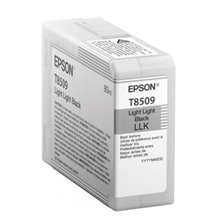 EPSON Epson P800 SureColor T-850900 Tintapatron, Világos Fekete, 80 ml