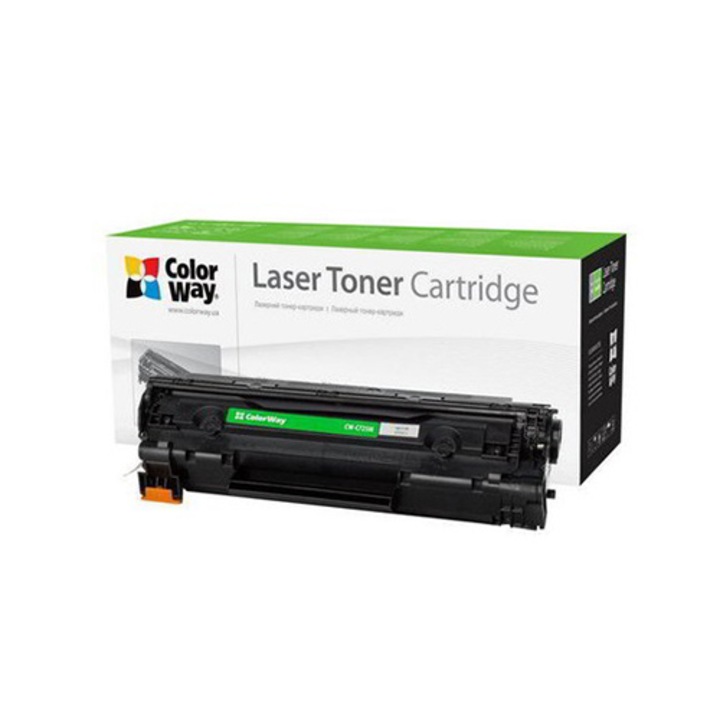 COLORWAY Standard CW-H283MX Tonerkazetta, 2400 oldal, Fekete - HP CF283X (83X); Can. 737 H