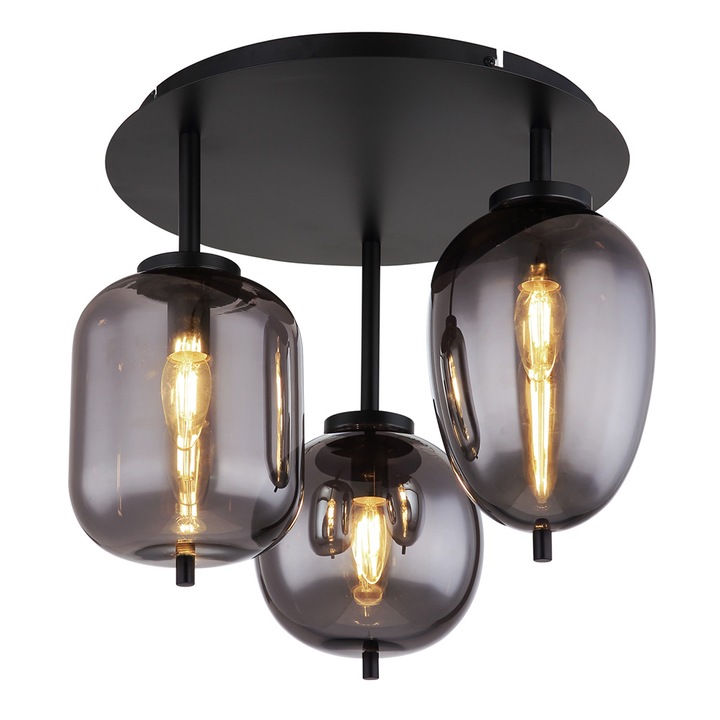 Plafoniera BLACKY 15345-3D Globo Lighting
