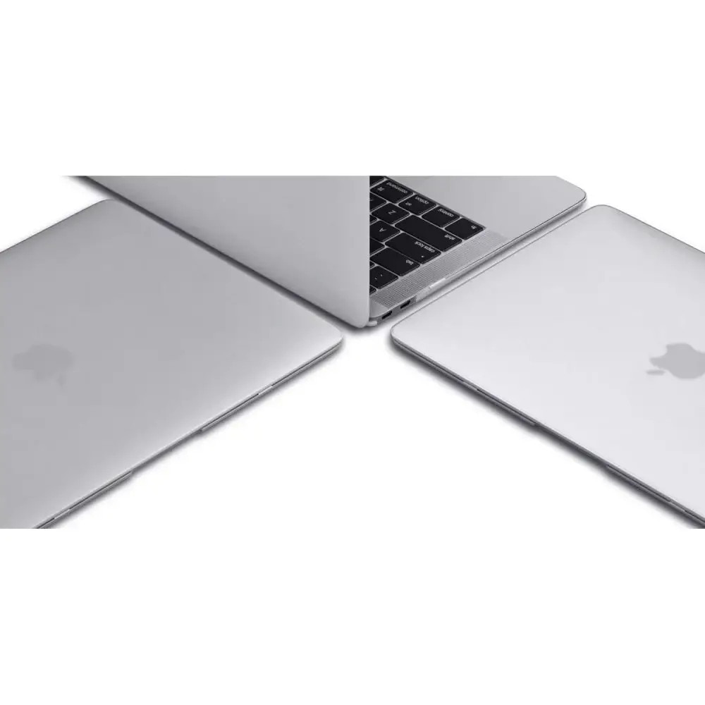 Carcasa laptop Tech-Protect Smartshell compatibila cu MacBook Air 13 inch 2022/2024 Crystal Clear