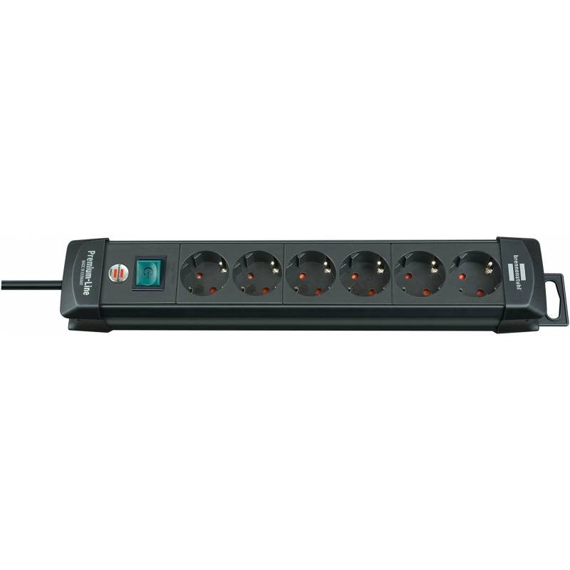 Prelungitor cu priza multipla, 6 posturi, 3m, Switch, Premium-Line, Brennenstuhl