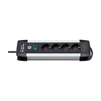 Prelungitor cu priza multipla, 4 posturi, 1.8m, Switch, Premium-Alu-Line, Brennenstuhl Prelungitor cu priza multipla, 4 posturi, 1.8m, Switch, Premium-Alu-Line, Brennenstuhl