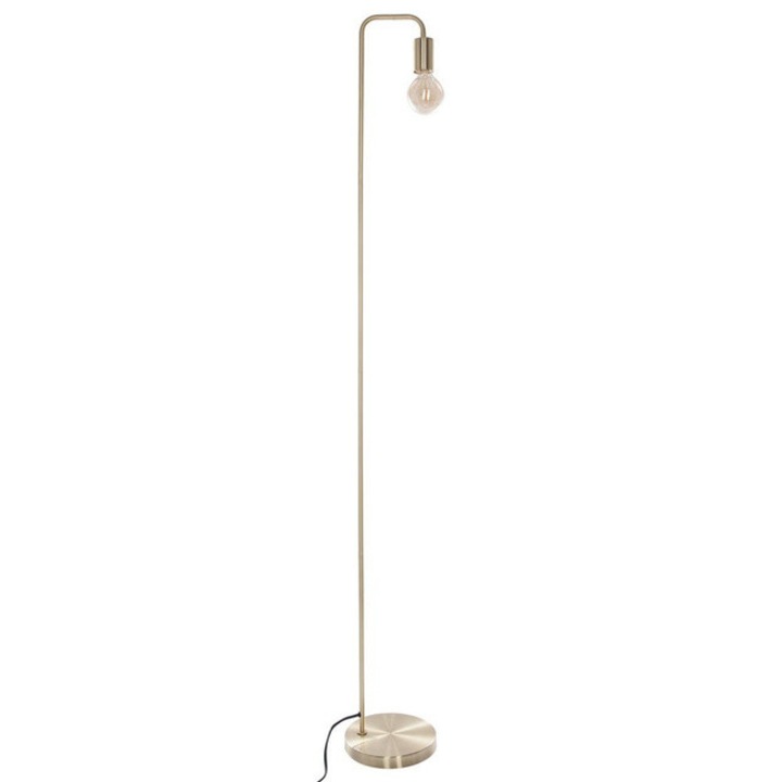 Lampa de podea moderna, aurie, din metal. - auriu