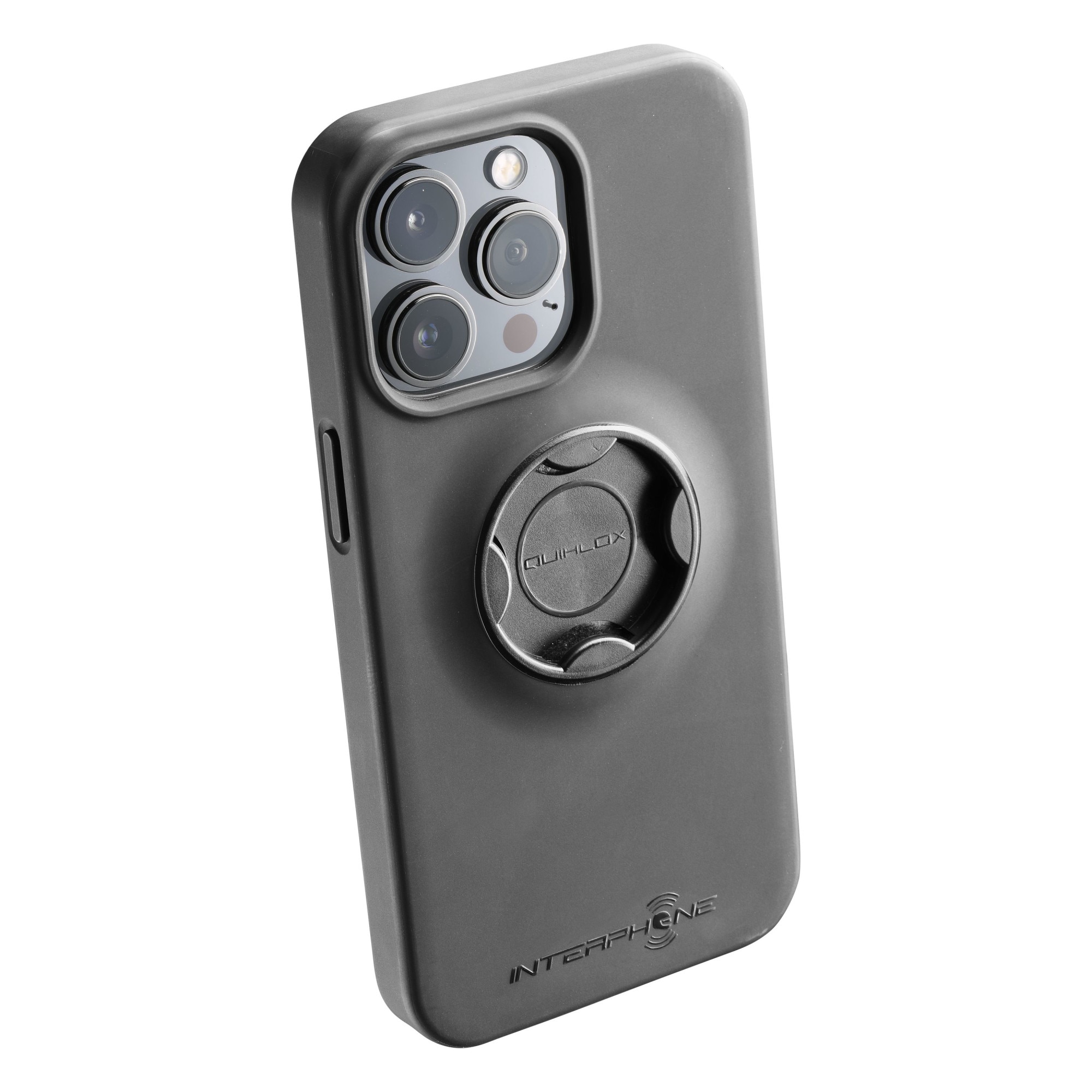 Husa cu sistem quadlock Interphone Quick Lox compatibil cu iPhone
