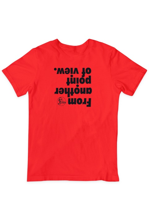 Tricou unisex, From Another Point, Rosu