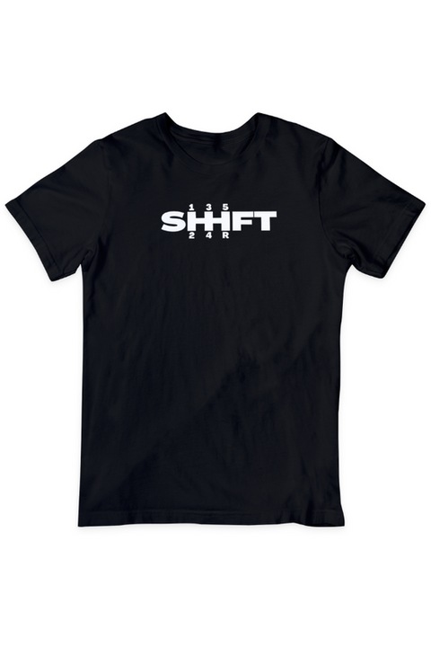 Tricou unisex, Shift, Negru