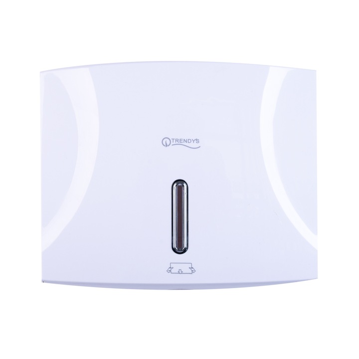 Dispenser, TRENDY’S, servetele pliate jumbo, alb