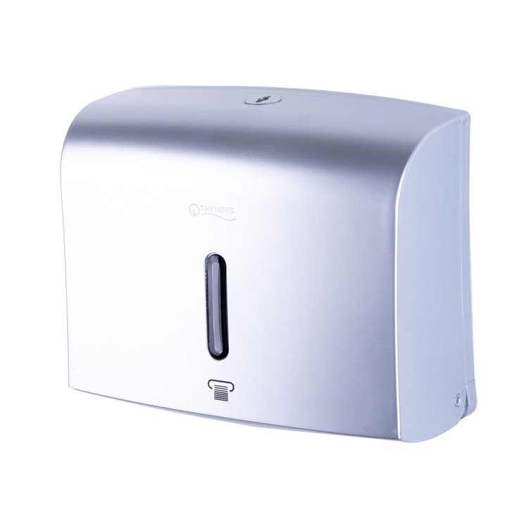 Dispenser, TRENDY’S, servetele pliate, mini jumbo, gri