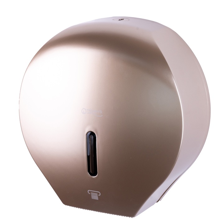 Dispenser hartie igienica, TRENDY’S, mini jumbo, gold