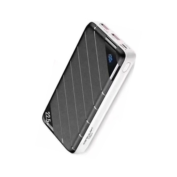 Baterie externa, 20000mAh, 22.5W, Alb