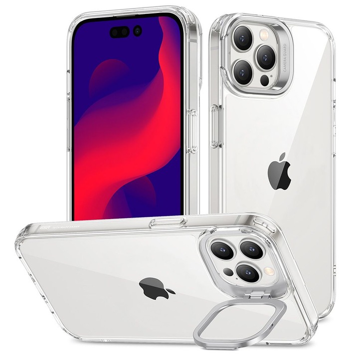 Husa pentru iPhone 14 Pro Max - ESR Classic Kickstand - Clear