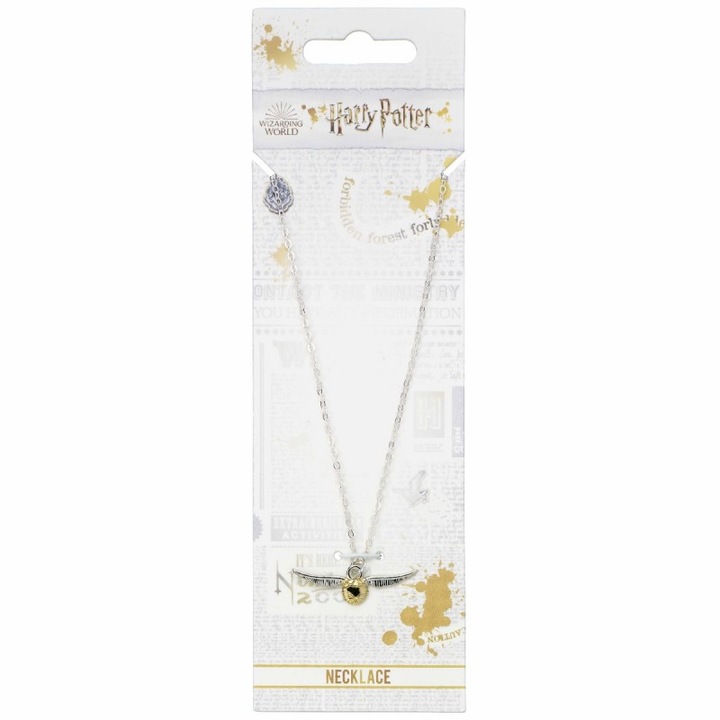Колие Harry Potter Golden Snitch, 40 cm, Жълт