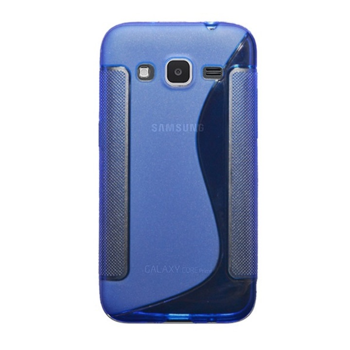 Gigapack szilikon mobiltelefon tok, s-line, világoskék, kompatibilis: Samsung Galaxy Core Prime LTE, SM-G361, / Galaxy Core Prime, SM-G360