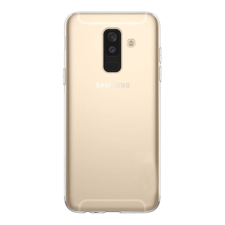 Mobiltelefon tok, kompatibilis, Samsung Galaxy A6+ (2018) SM-A605F Gigapack szilikon telefonvédő (ultravékony) átlátszó, gigapack csomagolás