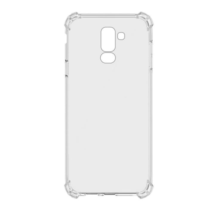 Mobiltelefon tok, kompatibilis, Samsung Galaxy A6+ (2018) SM-A605F Gigapack szilikon telefonvédő (ütésállóság, légpárnás sarok) átlátszó, gigapack csomagolás
