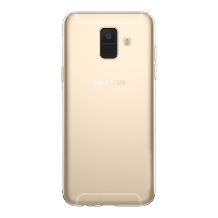 Mobiltelefon tok, kompatibilis, Samsung Galaxy A6 (2018) SM-A600F Gigapack szilikon telefonvédő (ultravékony) átlátszó, gigapack csomagolás