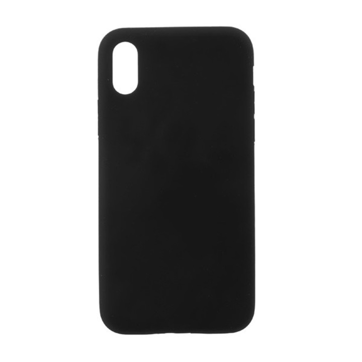 Gigapack szilikon mobiltelefon tok, matt, fekete, kompatibilis: Apple iPhone XS 5.8 / iPhone X 5.8