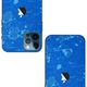 Folie Skin Spate pentru Apple Iphone 15 Pro Max, Blue Wall Design, High Grip, Protectie Completa, Aspect Unic, Full Glue, Instalare usoara