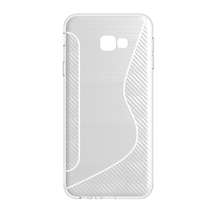 Szilikon telefonvédő (S-line, karbon minta) ÁTLÁTSZÓ [Samsung Galaxy J4 Plus (SM-J415F)] (5996457828623)