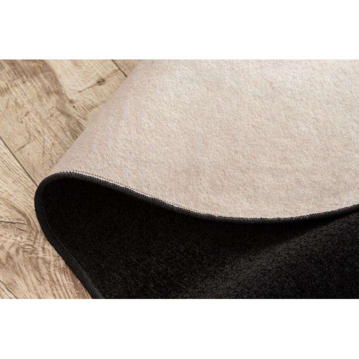 Covor Dywany Łuszczów trendy, 50x430cm, negru, 10mm grosime