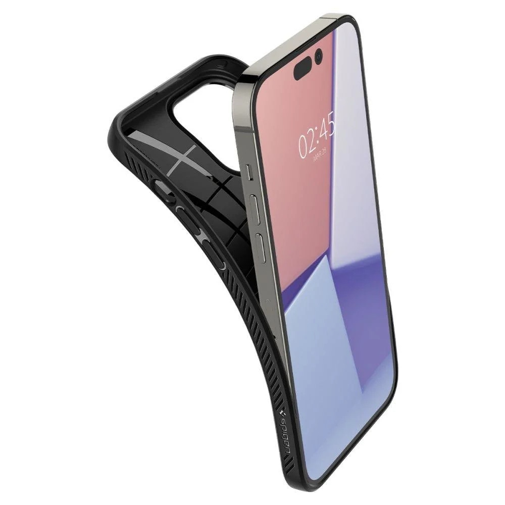 Husa, Spigen Liquid Air pentru iPhone 14 Pro Max, Negru