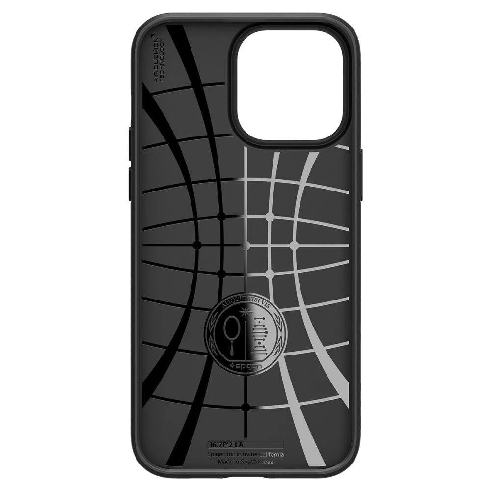 Husa, Spigen Liquid Air pentru iPhone 14 Pro Max, Negru